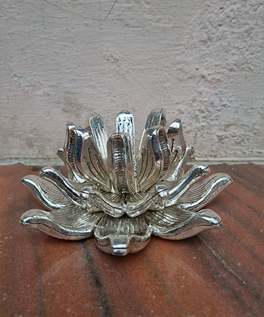 Silver Plated Lotus